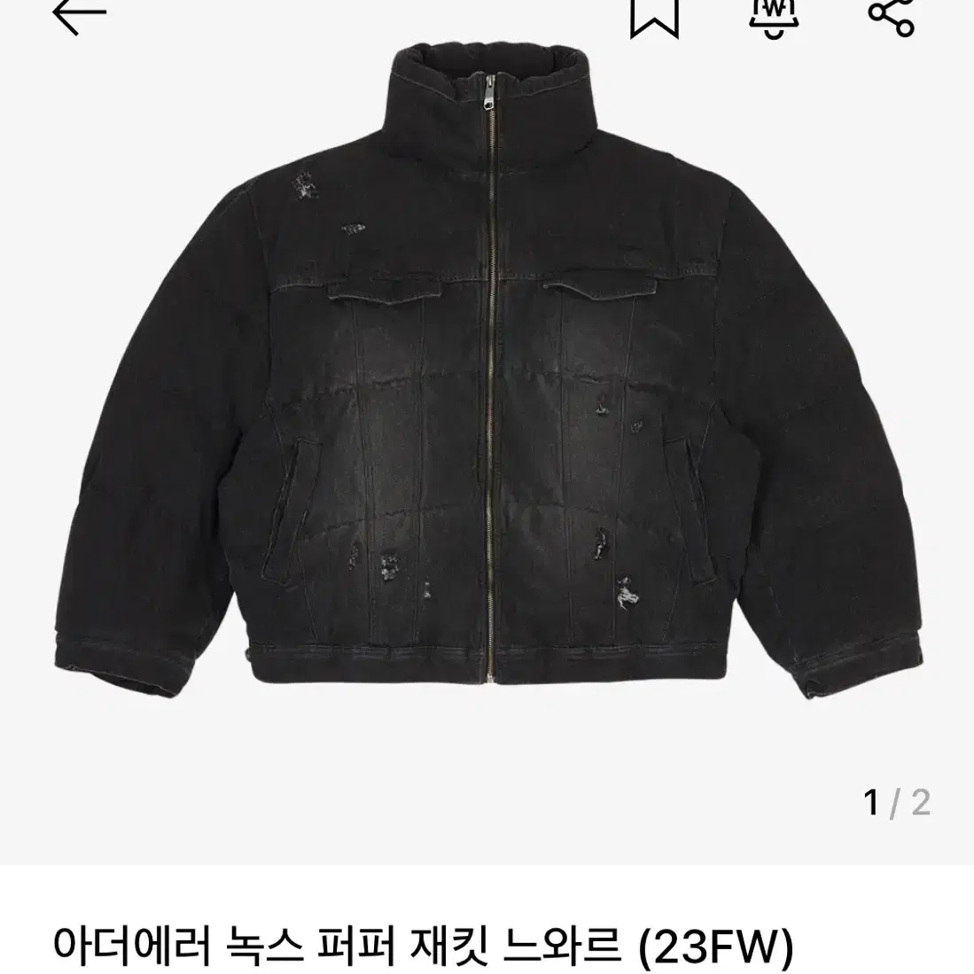 아더에러 녹스 패딩 구매