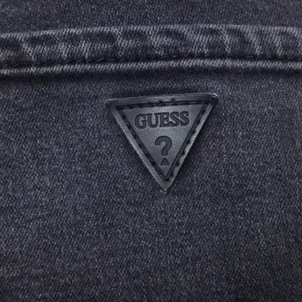 (30in) 게스 남성 GUESS 기모 블랙 데님 팬츠