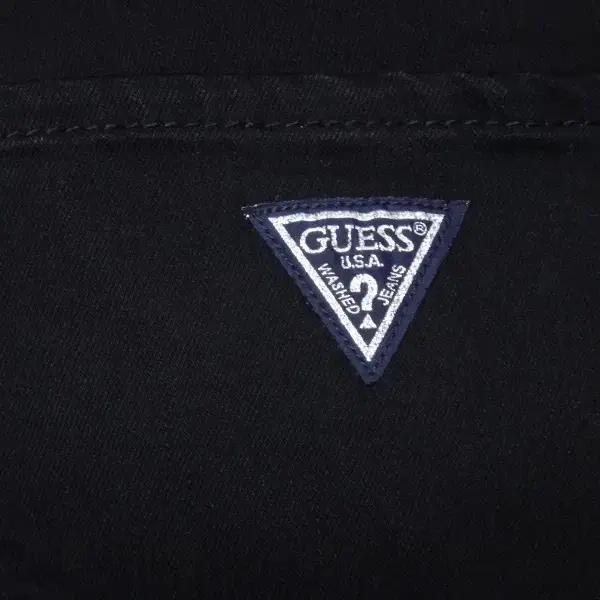 (36in) 게스 GUESS 남성 블랙 데님팬츠