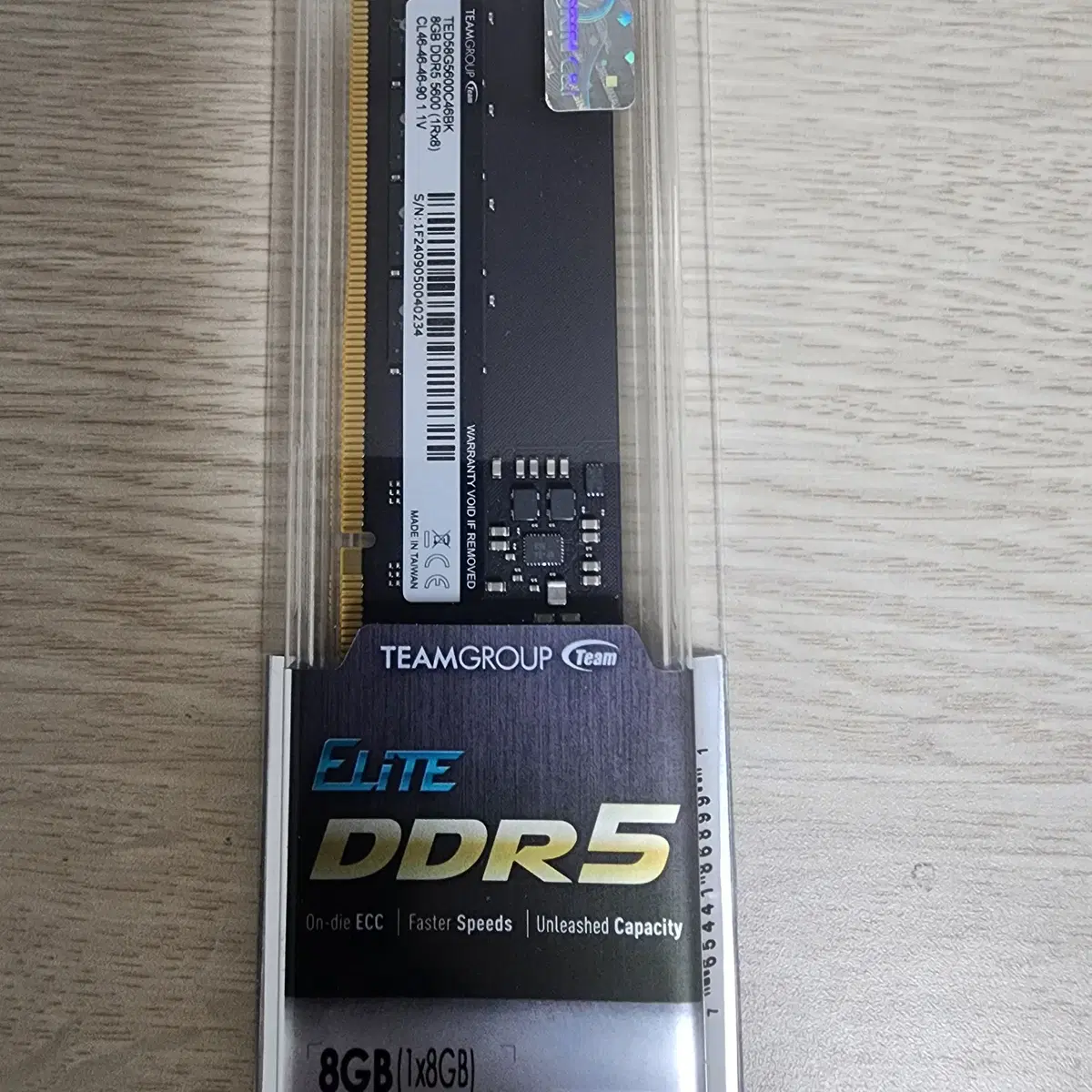 램  8GB TeamGroup DDR5-5600 CL46 Elite 서린