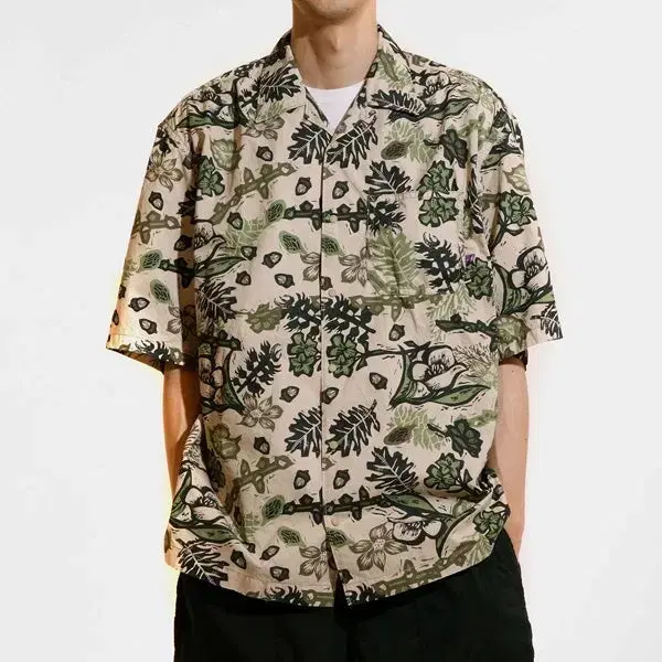 노스페이스 퍼플라벨 botanical h/s shirt XL