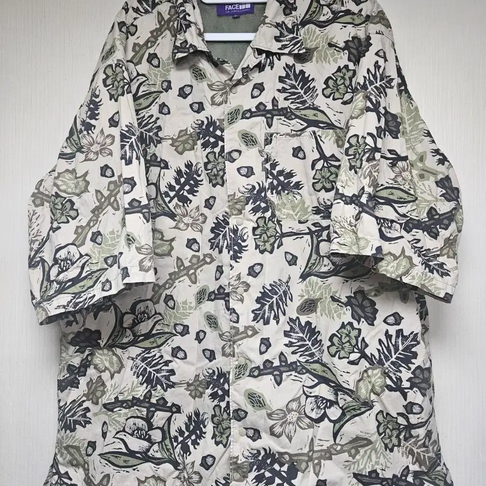 노스페이스 퍼플라벨 botanical h/s shirt XL