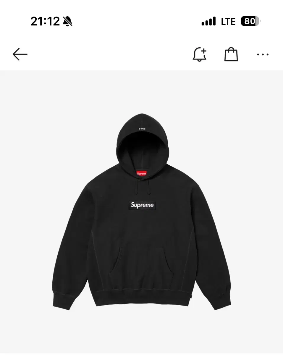 Supreme box logo hooded-24fw M사이즈 판매합니다!