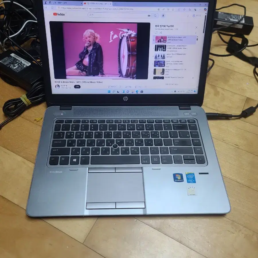 HP 840 G2 노트북 i7-5600u 램8 SSD128