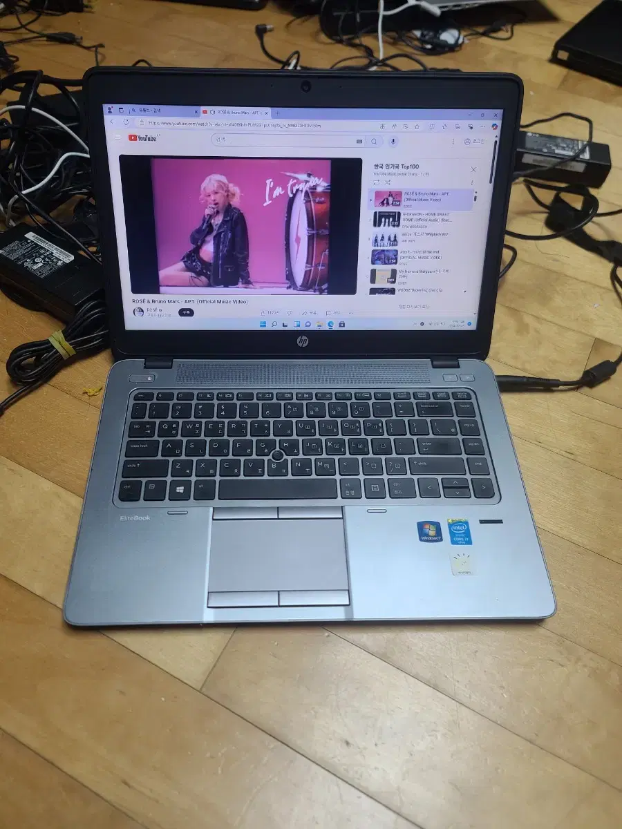 HP 840 G2 노트북 i7-5600u 램8 SSD128