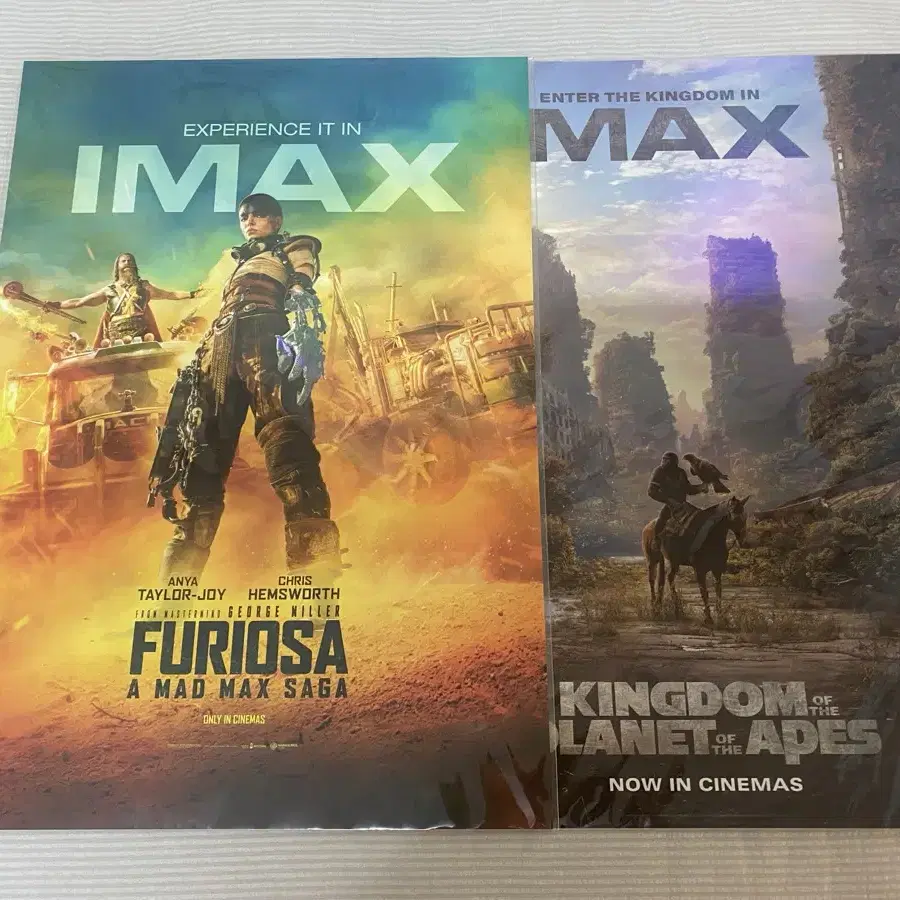 퓨리오사 혹성탈출 IMAX 포스터 2장 일괄