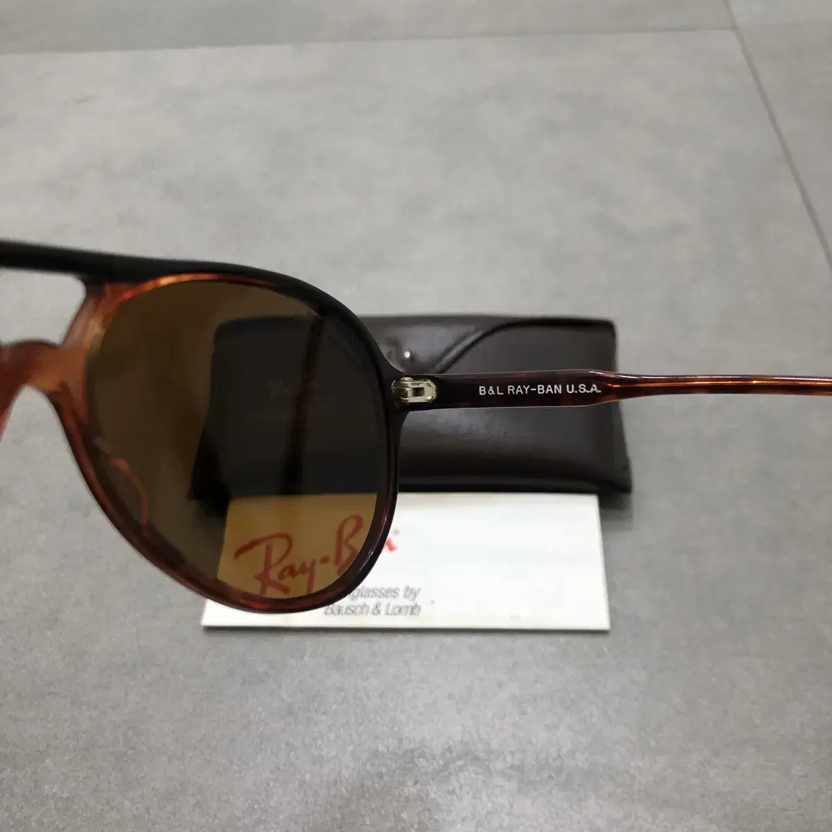 레이밴 rayban 바슈롬 b&l 미국 usa 보잉 에비에이터 선글라스