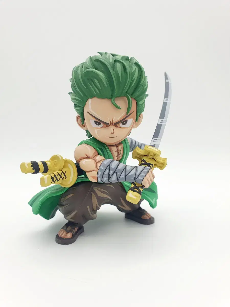 ONEPIECE Zoro SD Anime Painted Repainted Figure (12cm)