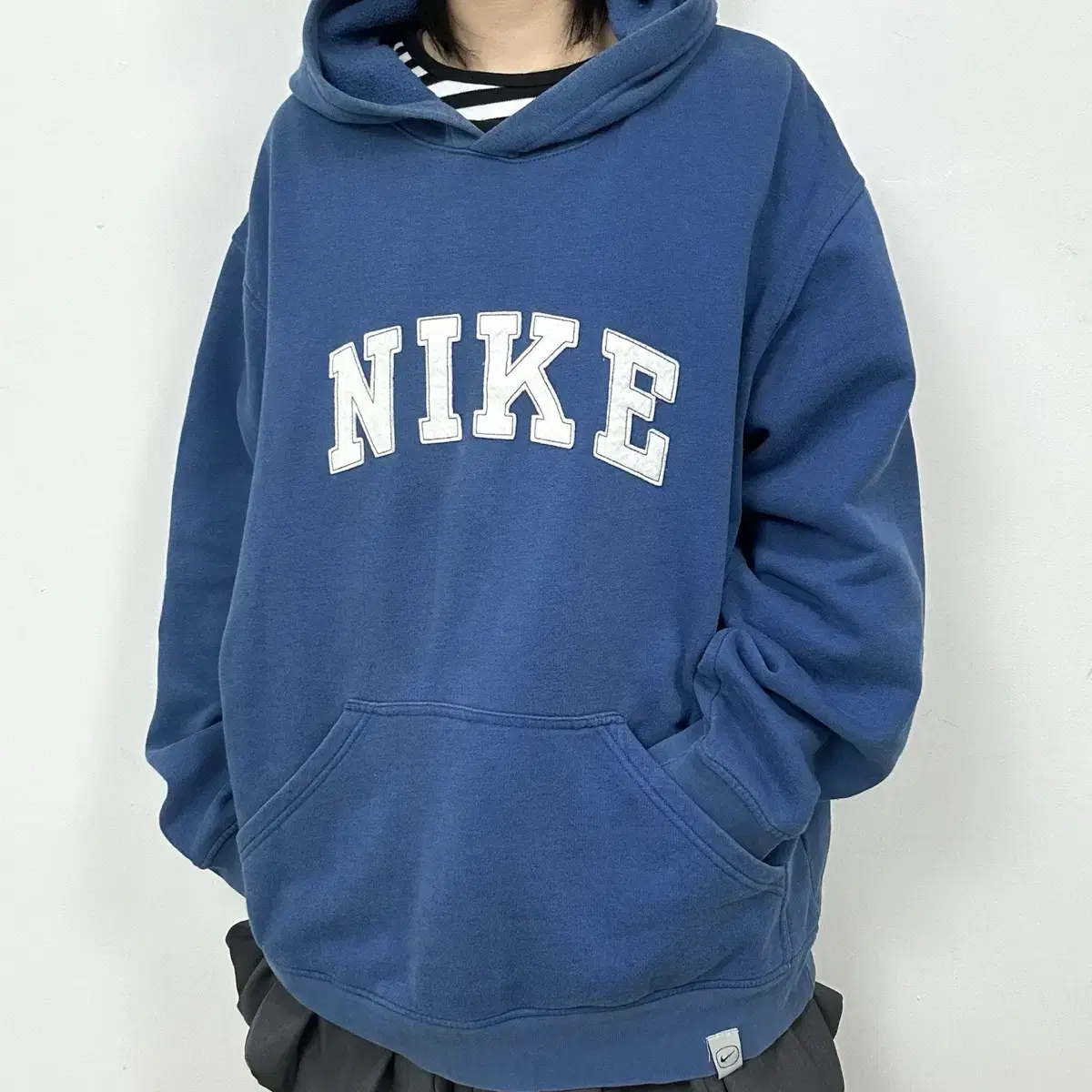 2000s NIKE 나이키 아치로고 올드스쿨 후드티