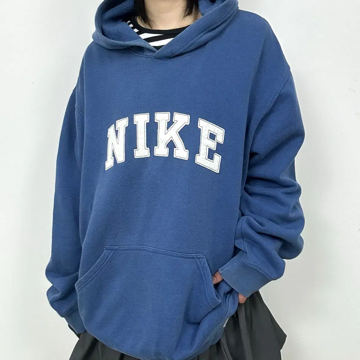 2000s NIKE 나이키 아치로고 올드스쿨 후드티