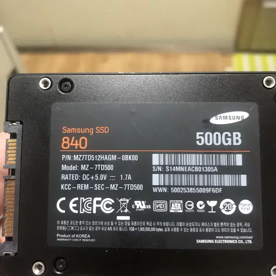 삼성 ssd 840 500g