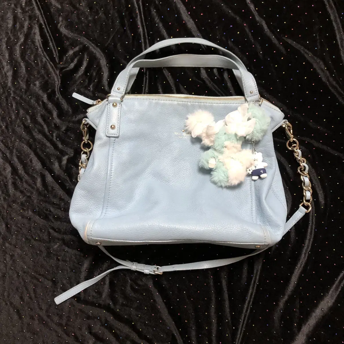 Vintage kate spade new york sky leathe