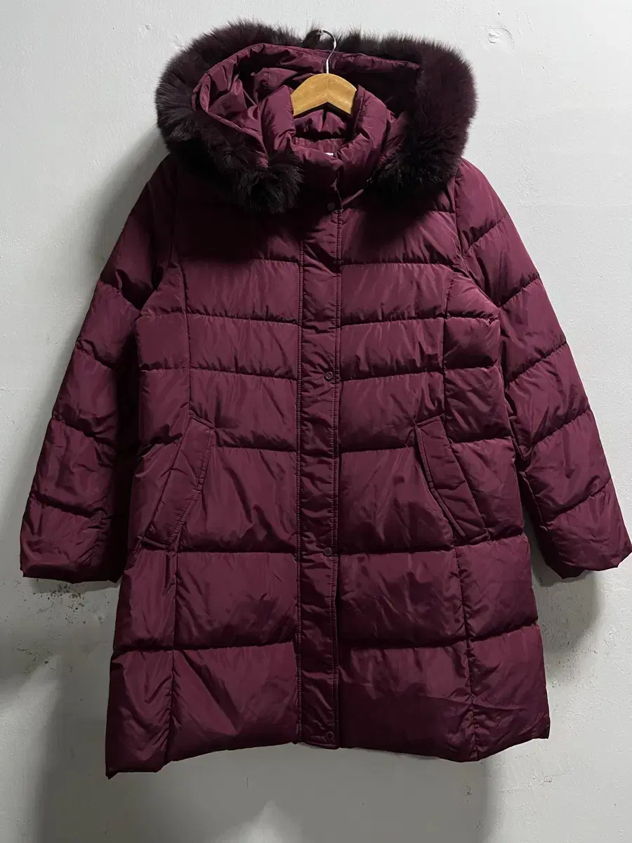 66 Crocodile Lady Fox duck down puffer coat genuine