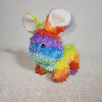 플라잉타이거 레인보우 토끼 토끼 봉제 인형