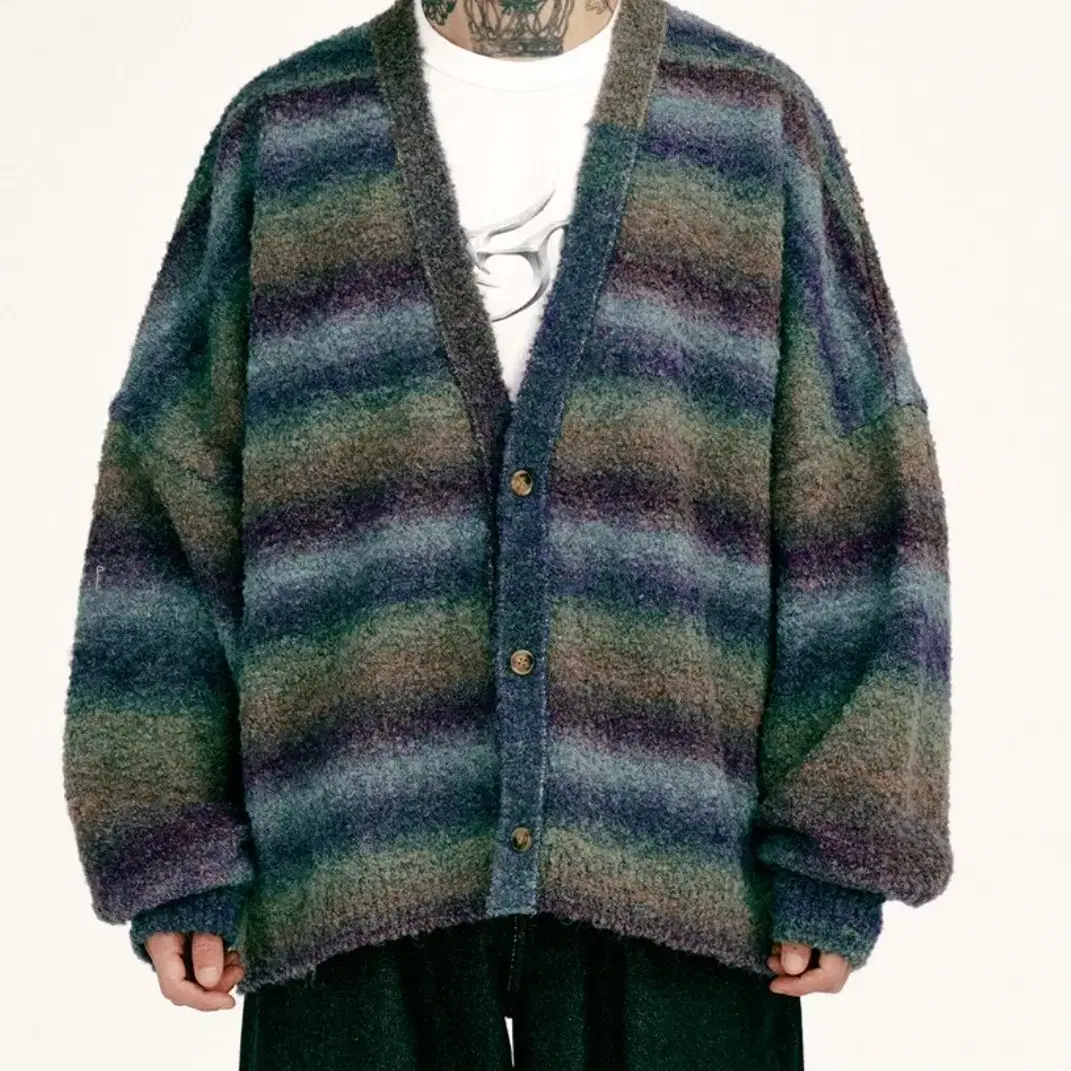 Gradation Cardigan [KHAKI]