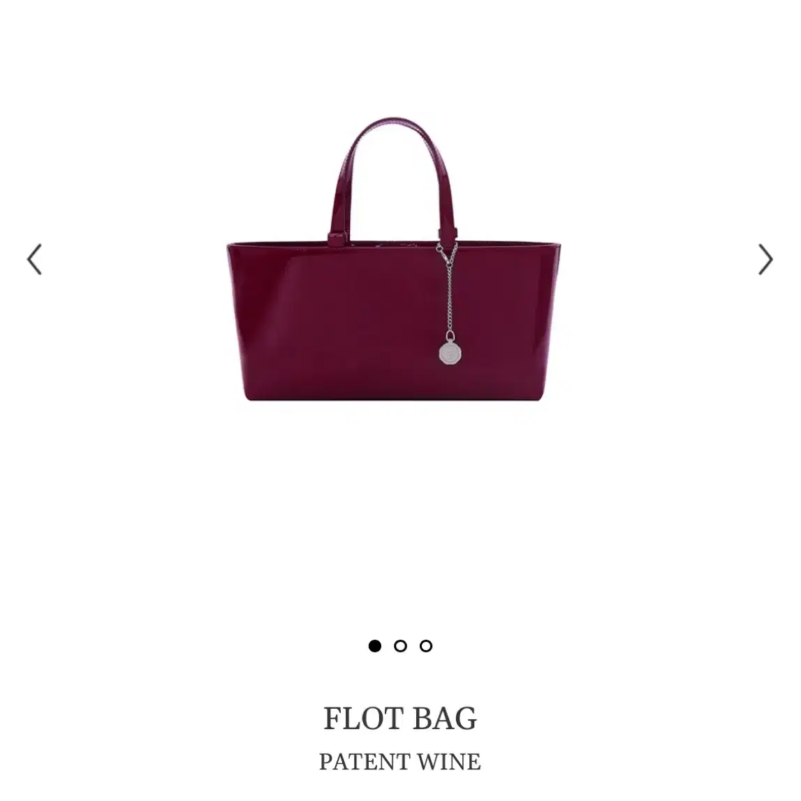 미닛뮤트 FLOT BAG PATENT WINE