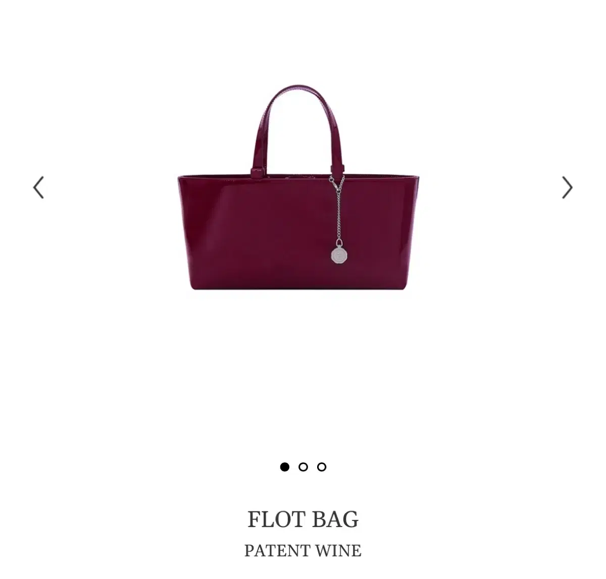 미닛뮤트 FLOT BAG PATENT WINE