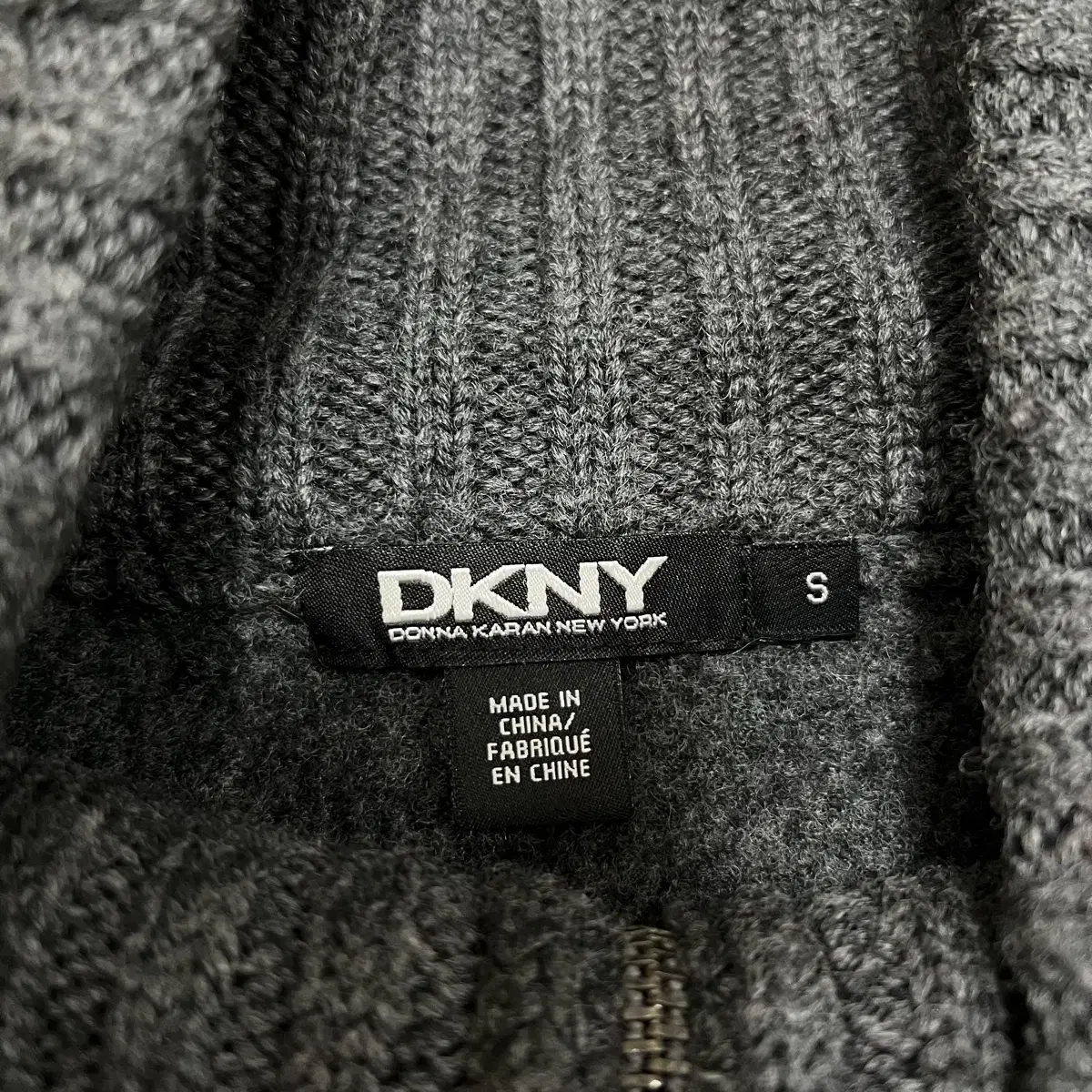 DKNY 도나카란 여성 여성 롱 니트 집업 S/90