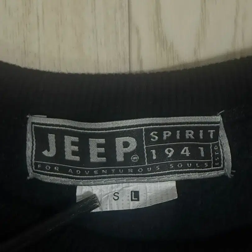 Jeep 지프 빈티지 기모 크루넥 맨투맨 스웻셔츠