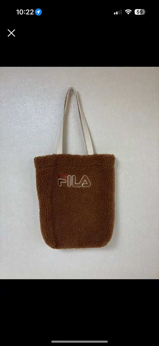 FILA 뽀글이가방