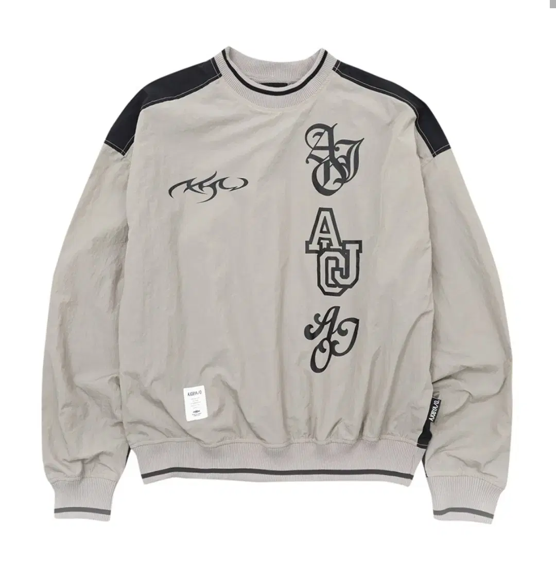 Total Logo Nylon Sweatshirt [LIGHT GREY]