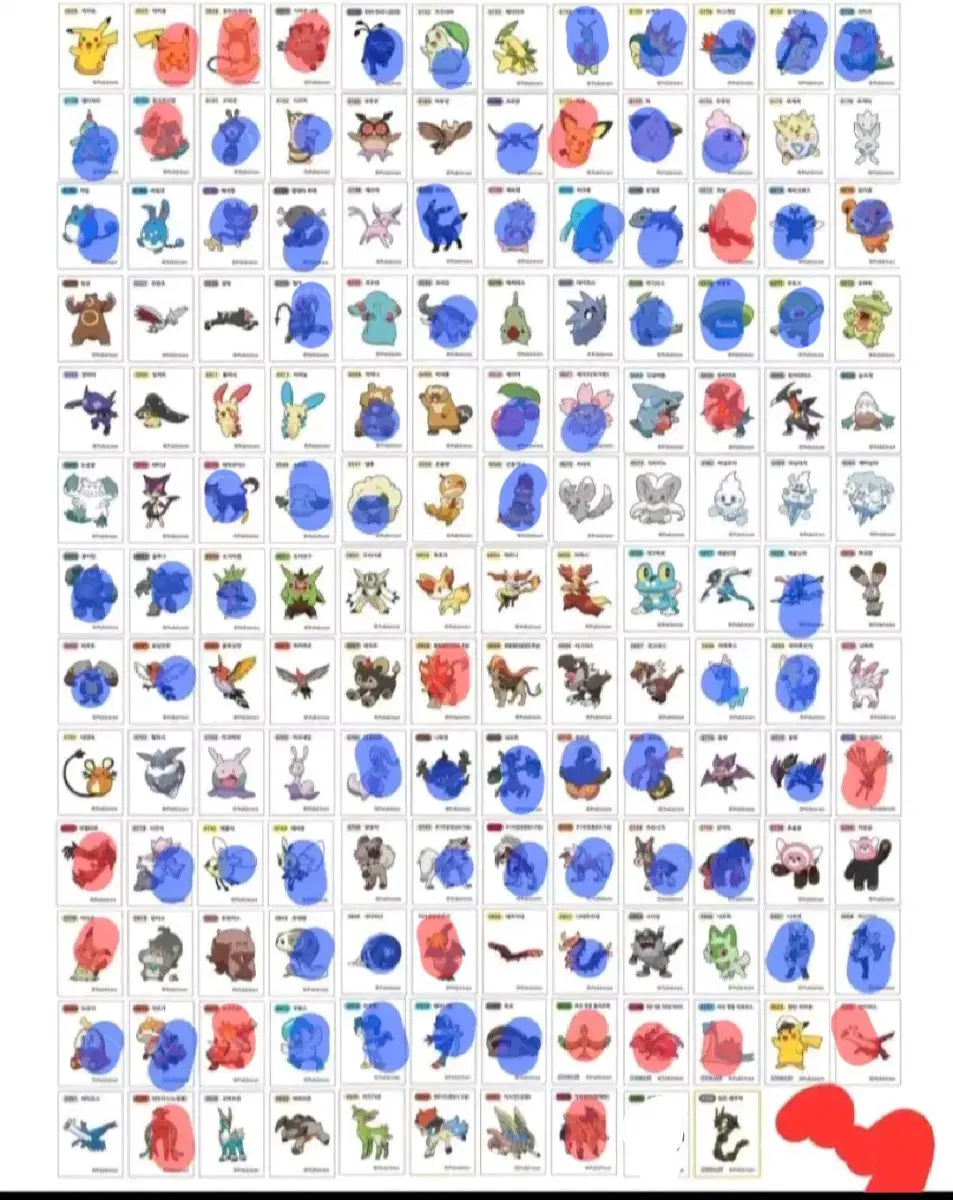 포켓몬 띠부씰 시즌3  80종이상 일괄판매
