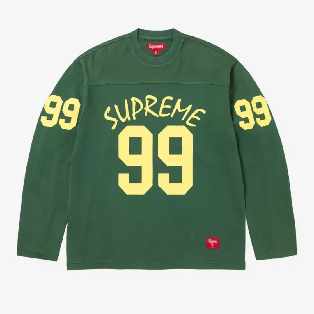 Supreme 슈프림 99 LS Football Top Green (M사