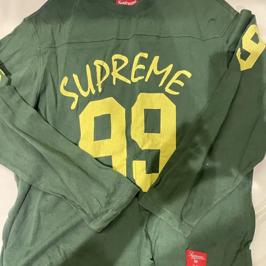 Supreme 슈프림 99 LS Football Top Green (M사