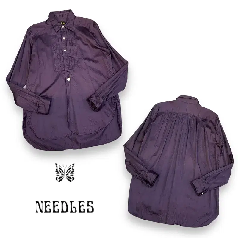 Needles Draping Purple Shirt Y08934