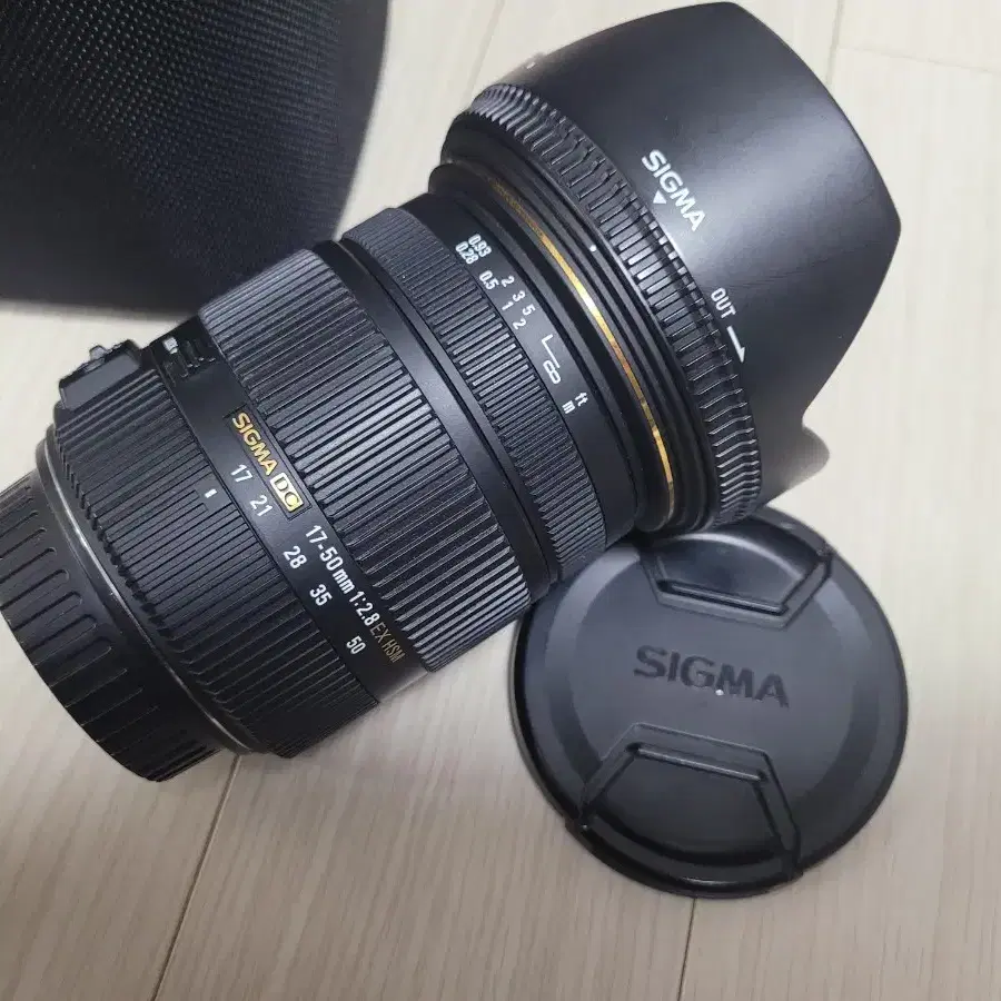 캐논 EF 마운트 시그마 17-50mm f2.8 DC OS HSM 렌즈