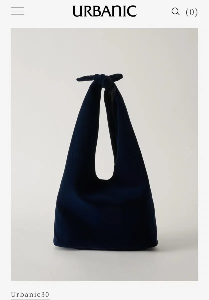 얼바닉30 Evening Knot Bag (Velvet)