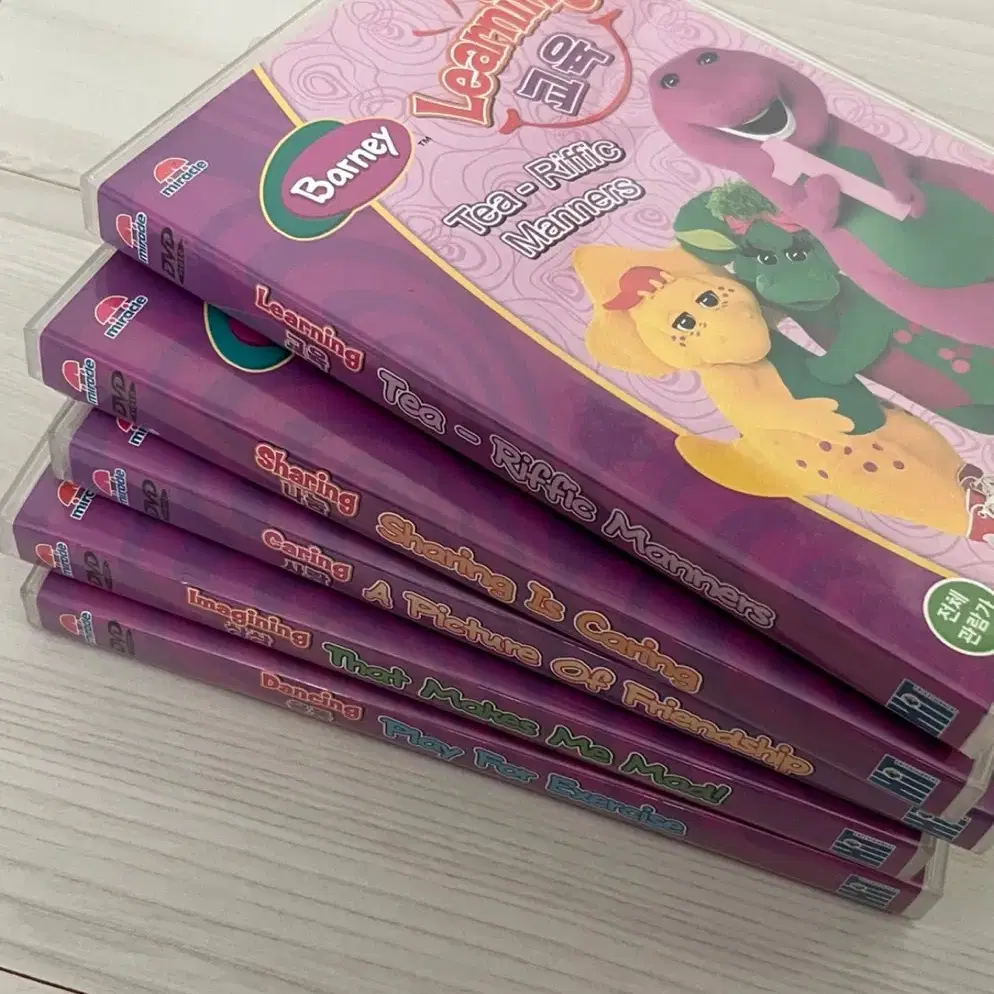 Barney DVD 5개 일괄