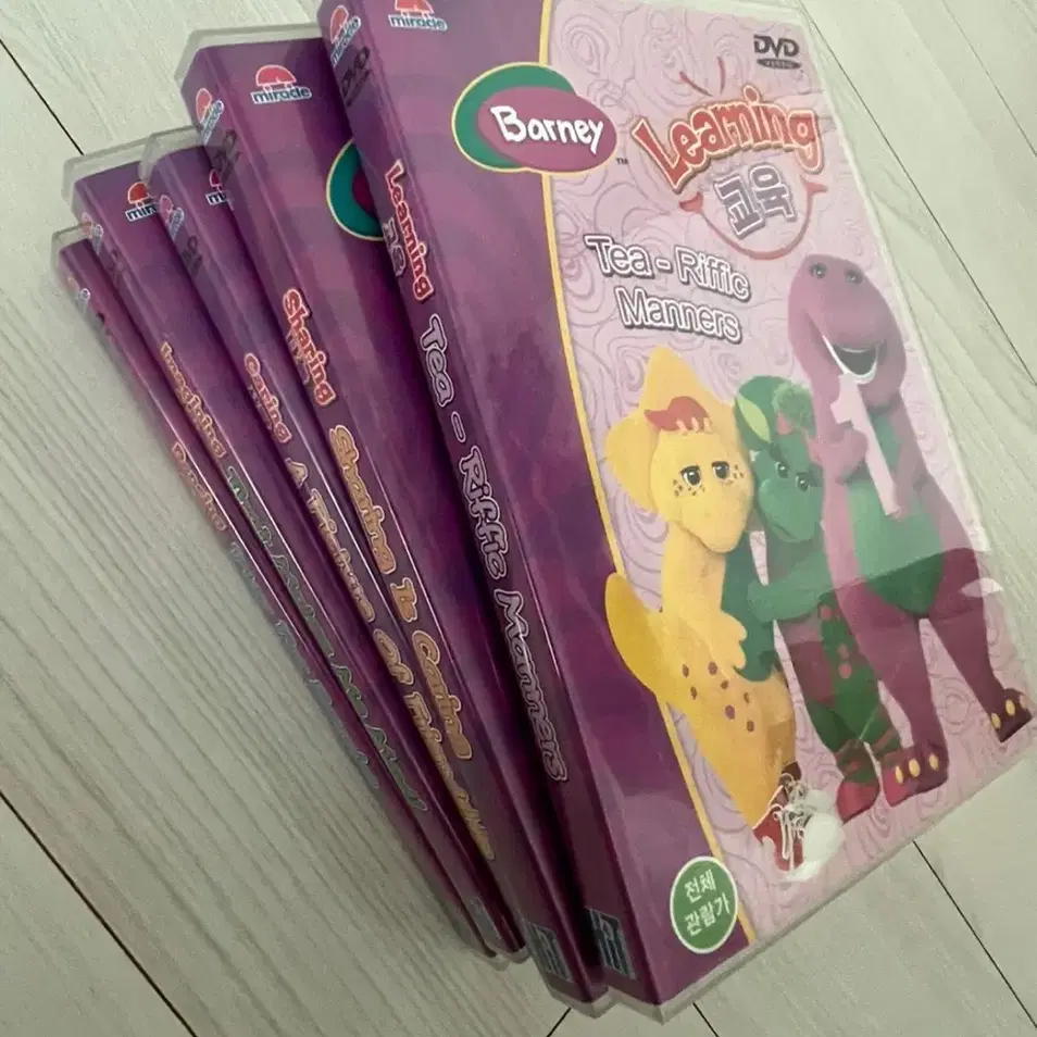 Barney DVD 5개 일괄