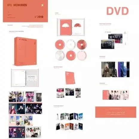 방탄 메모리즈 2018 2019 머스터 4기 태형 매직샵 dvd 정국 진