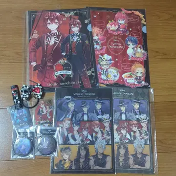 디즈니트위스티드 원더랜드 클리어 파일, 캔뱃지, 노트 외 세트