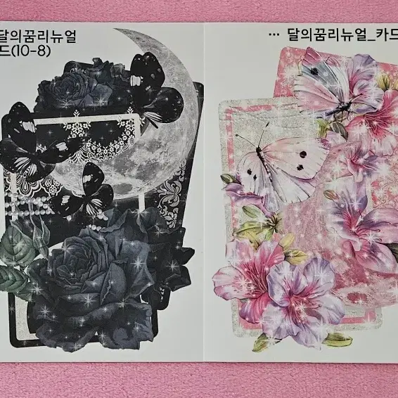 까만너구리 달의꿈 리뉴얼 10종 장당 200원 인스 블로거 다꾸 인물집