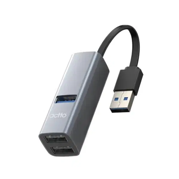 3포트 USB3.2 무전원 허브 (알루미늄바디, LED표시등)