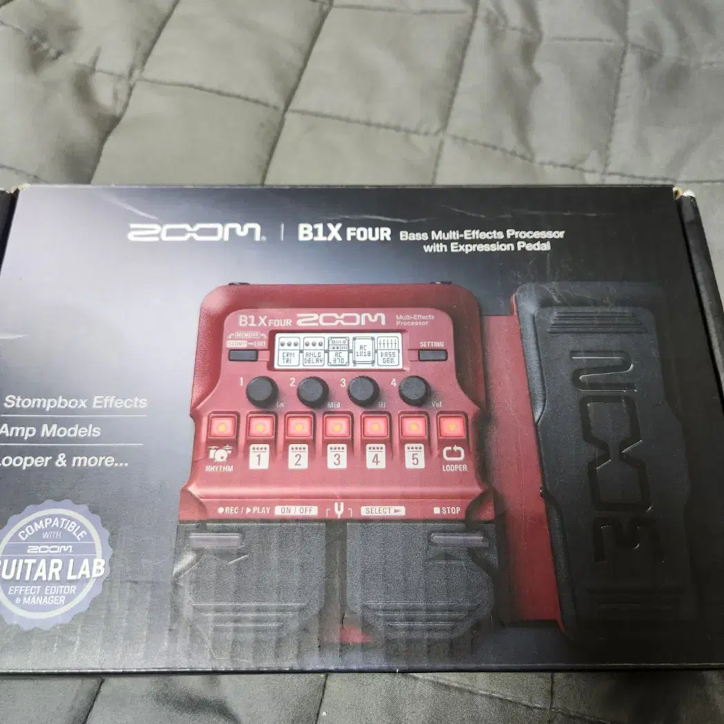 zoom b1x four 베이스 멀티 이펙터