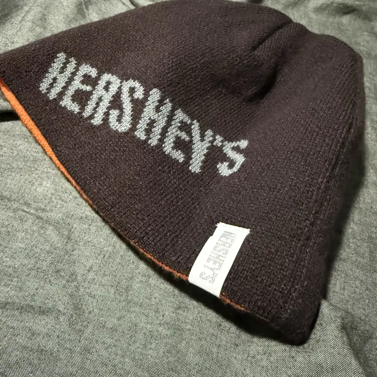 Hersheys X Reeses Reversible Beanie Sz O