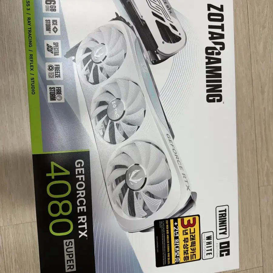 (보증 연장 가능) 미개봉 조텍 RTX 4080 Super 화이트 판매