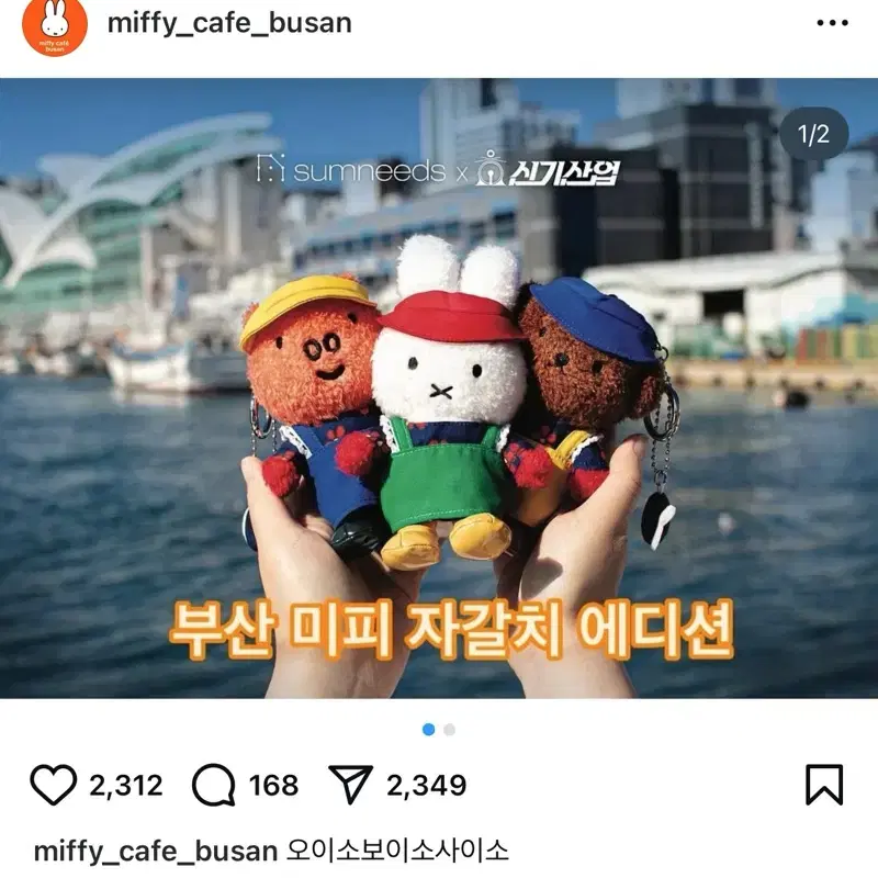 미피 자갈치 에디션 3종세트 (오픈런)