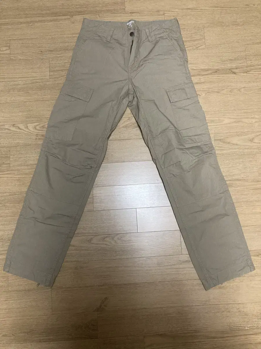 Calhart WIP Colombia Cargo Pants Leather Rinsed (Beige) 30X32