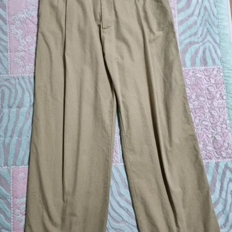 해칭룸 vtg deep pleats trousers beige [S]