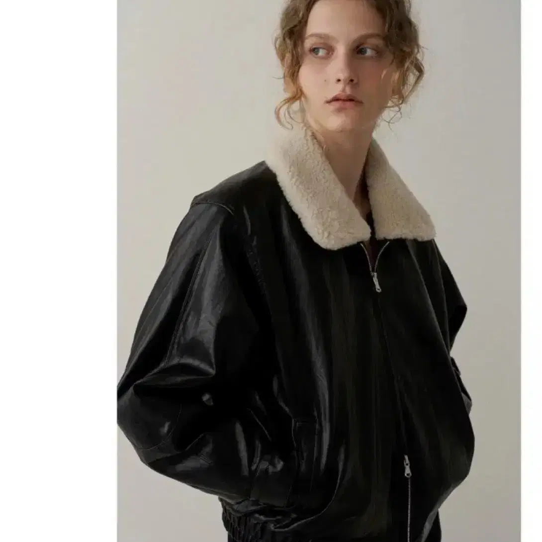 (최저가)blank03 padded leather blouson jake