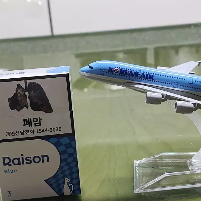 대한항공 A380 비행기 모형