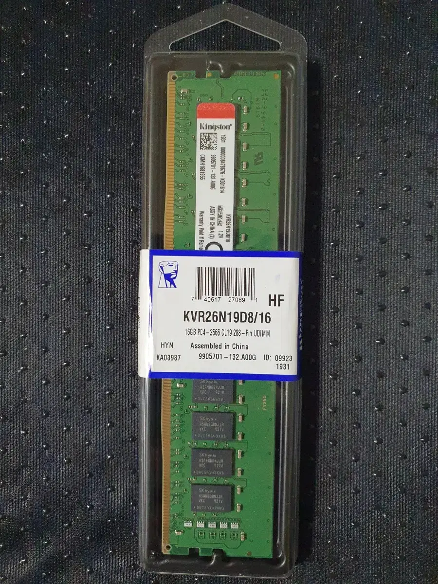 킹스톤 DDR4 16GB PC4-21300 데스크탑 메모리