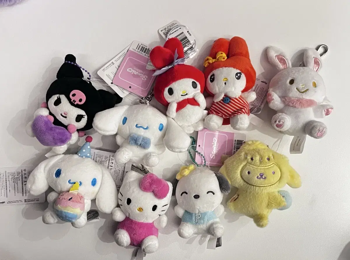 San Rio doll vowel ( Kitty , My Melody , Kuromi , Cinnamoroll , Pocha