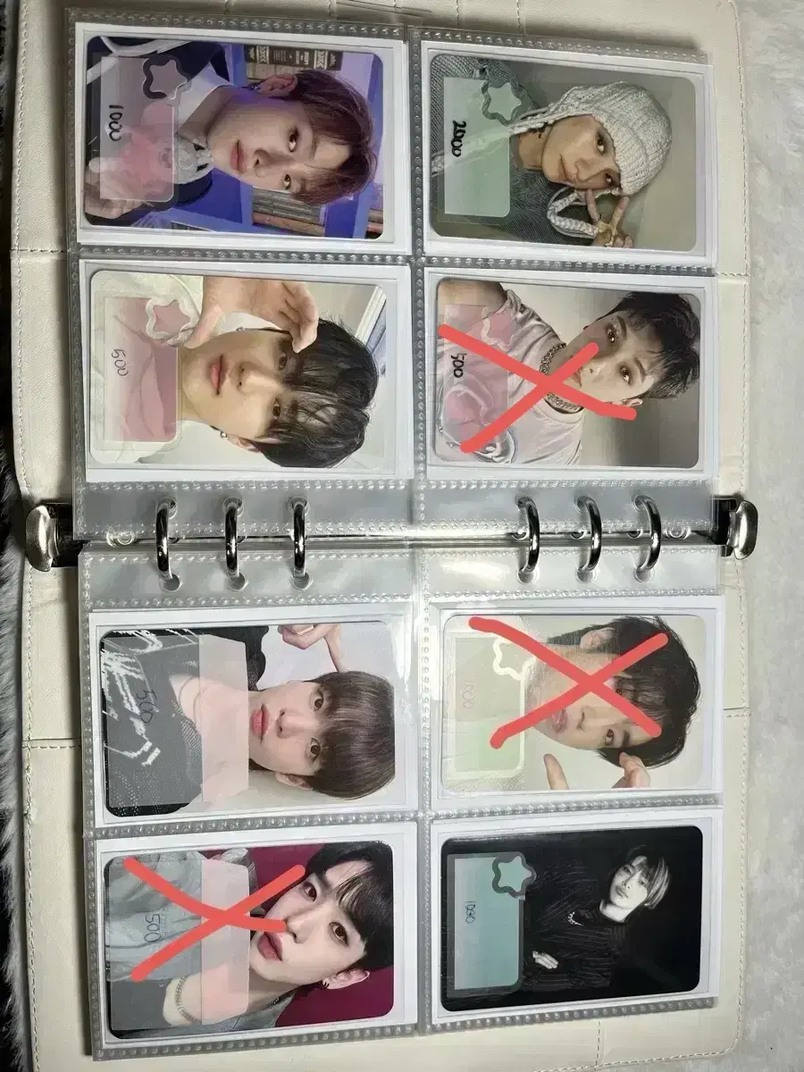 skz,cravity,txt,itzy,eyelet,ive,new jeans photocard