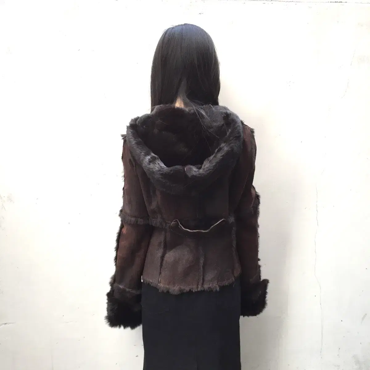 Fairy fur hood jacket