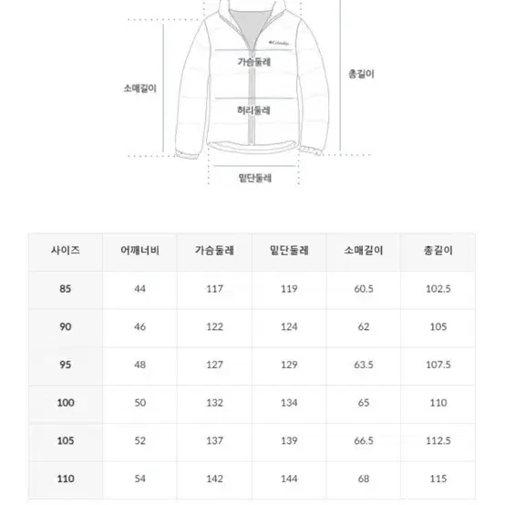 컬럼비아 옴니히트 롱패딩 팝니다 (정가)49만원